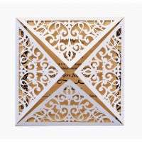 Business Invitation Card Latest Invitation Laser Cut Paper Square Wedding Invitation